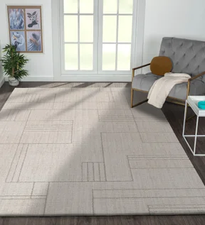 Dune Geometric Carpet Beige