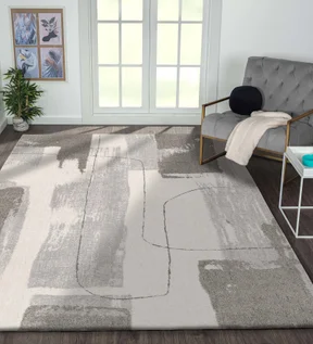 Dune Abstract Carpet Grey and Cream