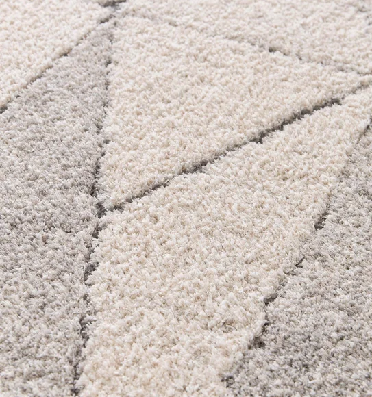 Dune Geometric Carpet Cream
