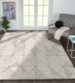 Dune Geometric Carpet Cream