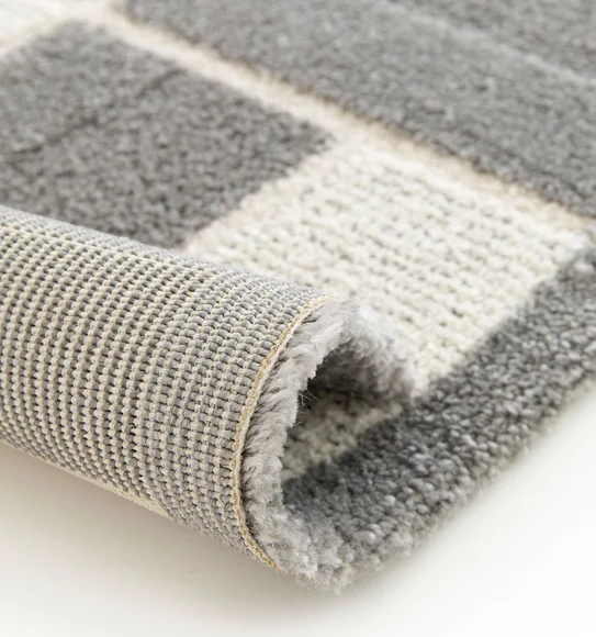 Cocoon Geometric Carpet Grey Cream