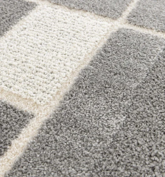 Cocoon Geometric Carpet Grey Cream