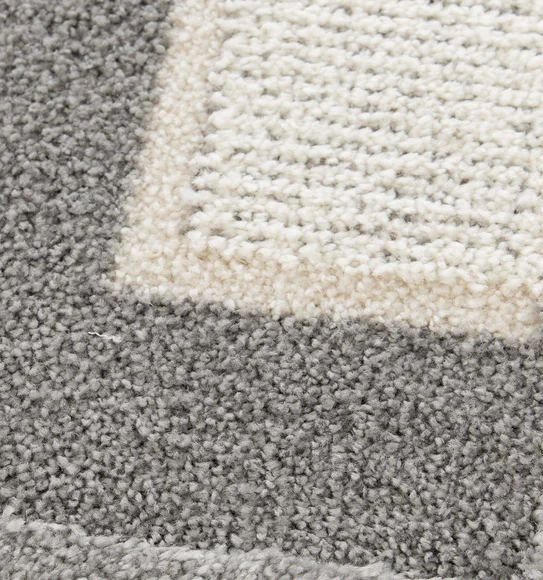 Cocoon Geometric Carpet Grey Cream