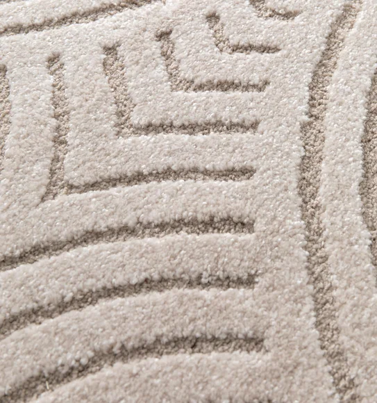Cocoon Geometric Carpet Cream Beige