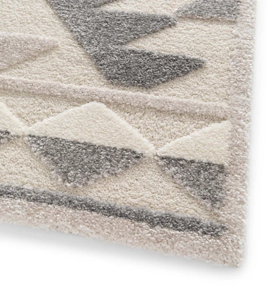 Cocoon Super Soft Geometric Carpet Cream