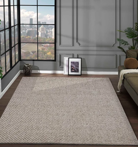 Amour Solid Carpet L.Beige