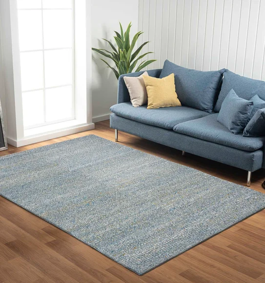Milange 1 Solid Carpet Aqua