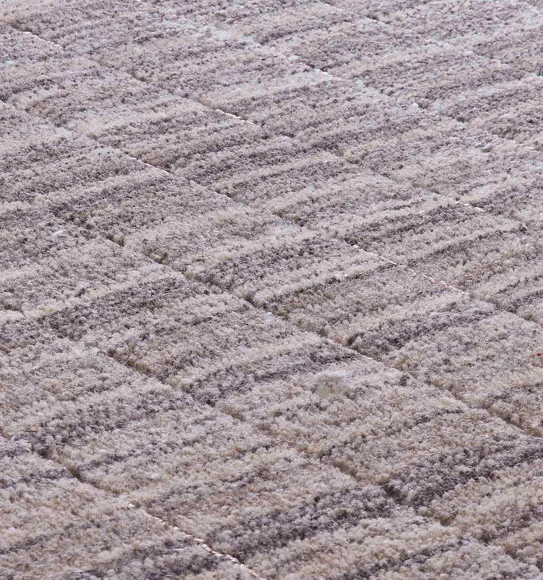 Milange 2 Striped Carpet Taupe
