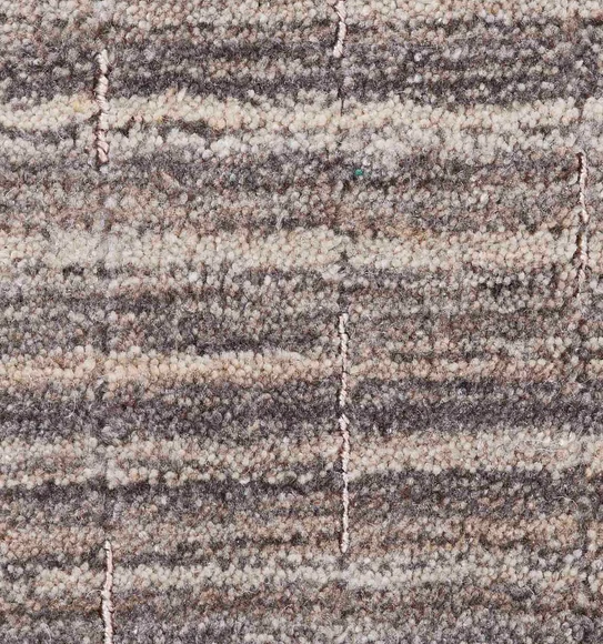 Milange 2 Striped Carpet Taupe