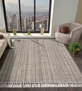 Milange 2 Striped Carpet Taupe
