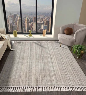 Milange 2 Striped Carpet Beige