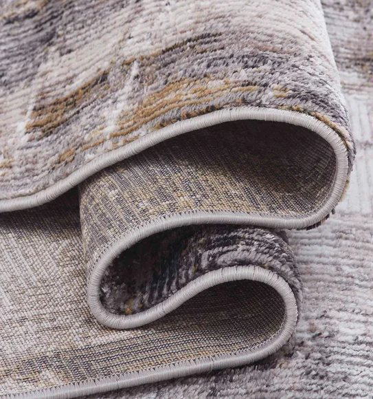 Norway Abstract Runner Cream and Grey