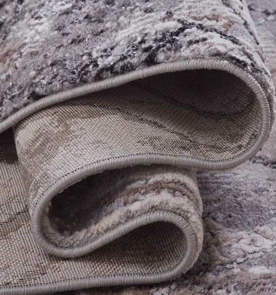 Norway Abstract Runner Grey and Brown