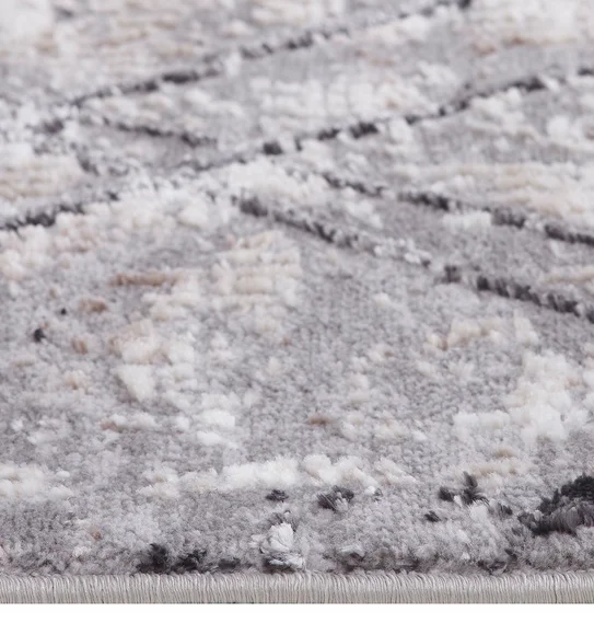 Norway Abstract Runner Grey and Brown