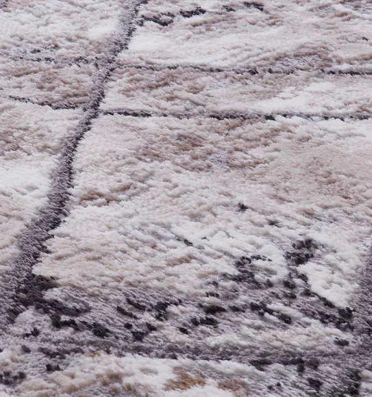Norway Abstract Runner Grey and Brown