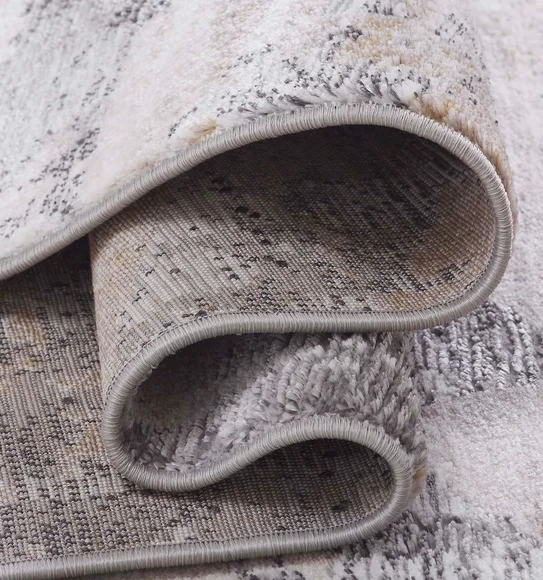 Norway Abstract Runner Grey and Beige