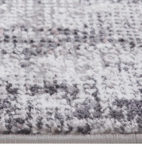 Norway Abstract Runner Charcoal and Cream