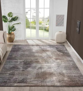 Norway Abstract Carpet Brown and D.Grey