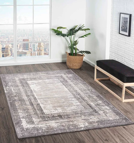 Norway Abstract Carpet Grey and L.Beige
