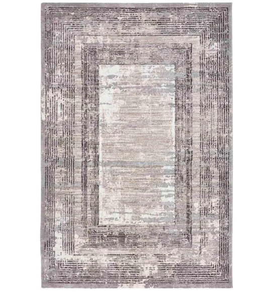 Norway Abstract Carpet Grey and L.Beige