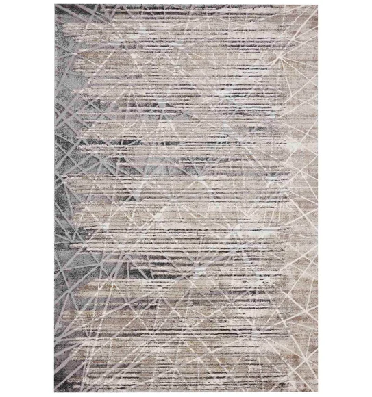 Norway Abstract Carpet Beige and Grey