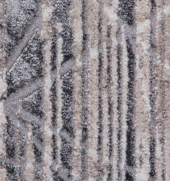 Norway Abstract Carpet Beige and Grey