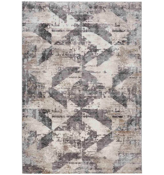 Norway Abstract Carpet Grey and Beige