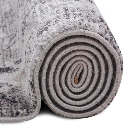 Norway Abstract Carpet Charcoal and Cream