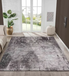 Norway Abstract Carpet Charcoal and Cream