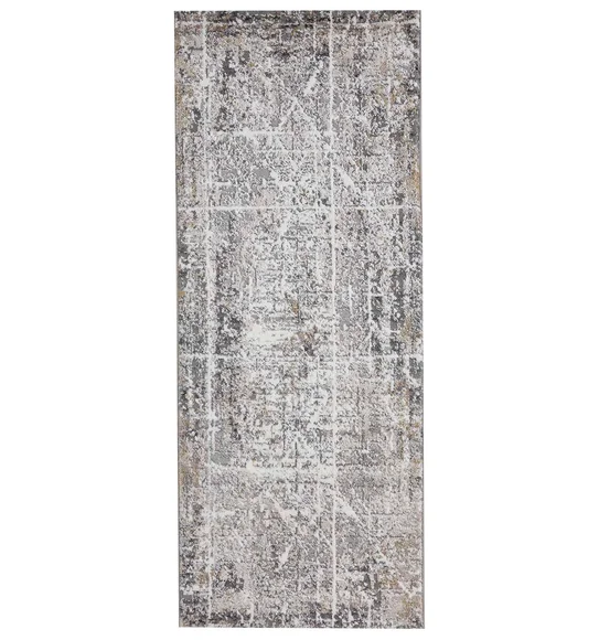 Norway Abstract Runner Cream and Brown