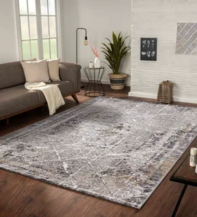 Norway Abstract Carpet Cream and Brown