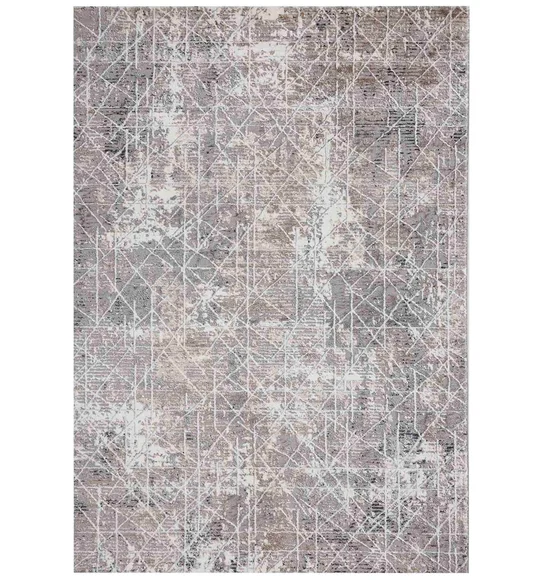 Norway Abstract Carpet Grey and Cream