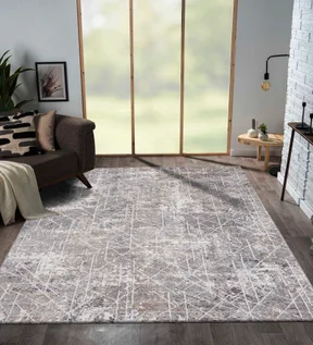 Norway Abstract Carpet Grey and Cream
