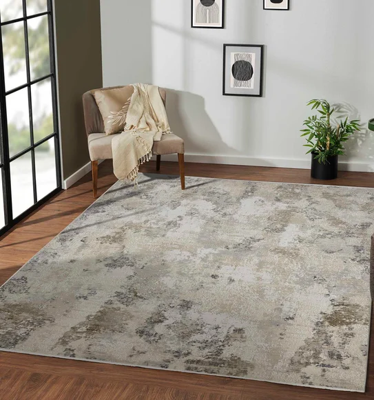 Sweden Abstract Carpet Cream and L.Beige