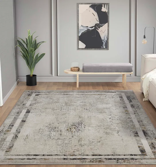 Sweden Classical Carpet Cream and Grey