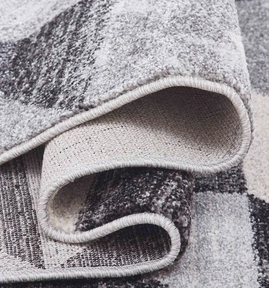 Kristy Geometric Runner Charcoal