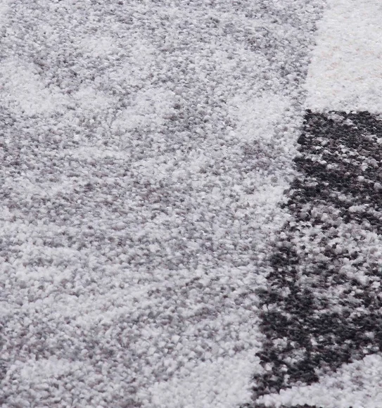 Kristy Geometric Runner Charcoal