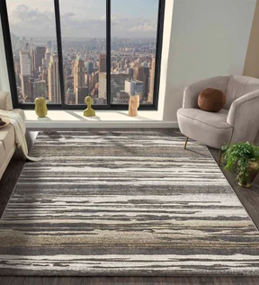 Malaga Abstract Carpet Brown