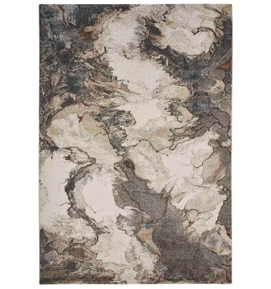 Malaga Abstract Carpet Beige