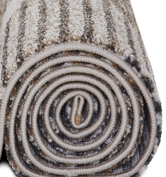 Malaga Geometric Carpet L.Brown