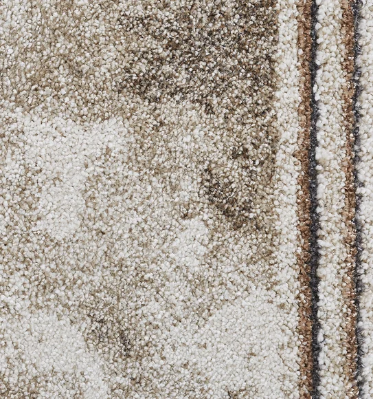 Malaga Geometric Carpet L.Brown