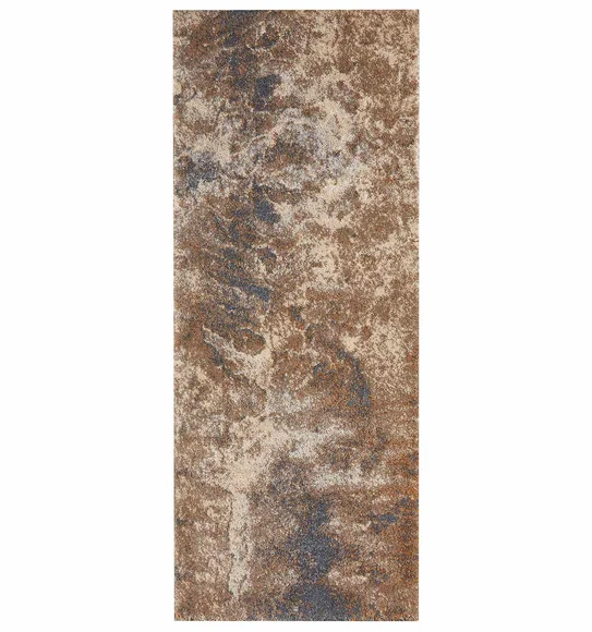 Omaxe Abstract Runner Brown and L.Beige