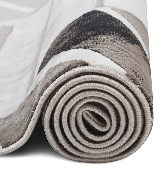 Flamme Geometric Carpet Brown Beige
