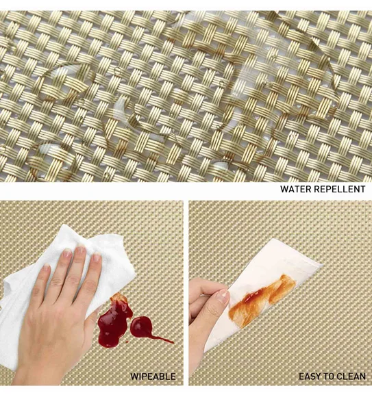 Avono Maze Mat Heat Resistant Table Mat Gold