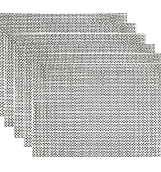 Avono Heat Resistant and Washable Table Mat Silver