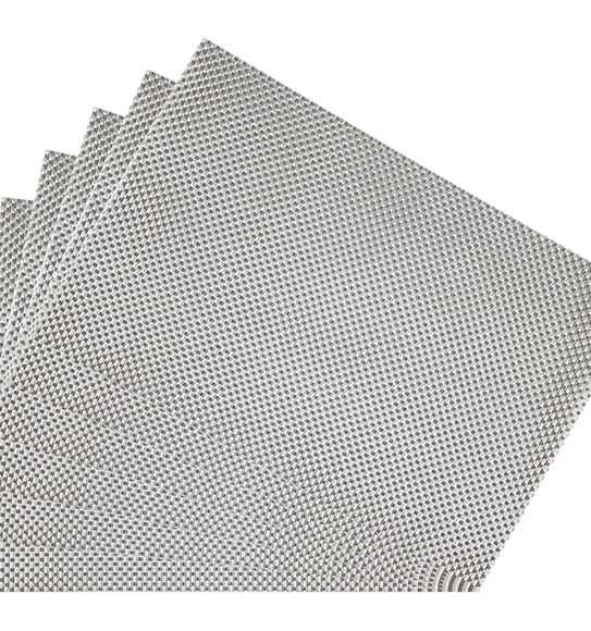 Avono Heat Resistant and Washable Table Mat Silver