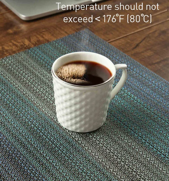 Avono Maze Mat Heat Resistant Table Mat Green and Grey