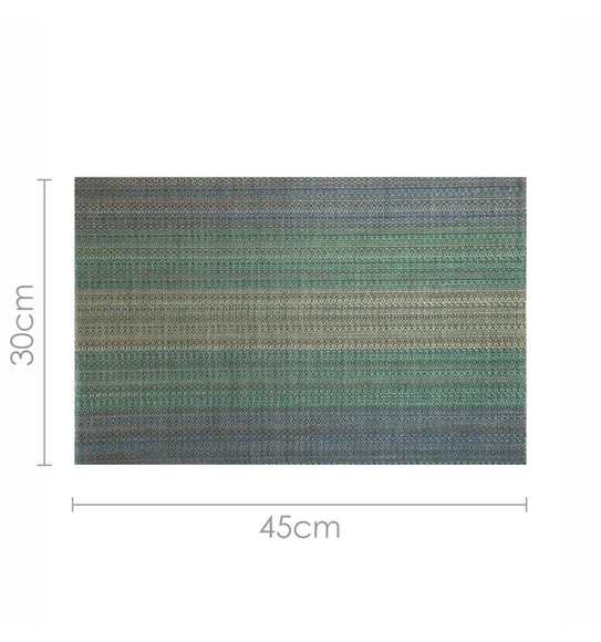 Avono Maze Mat Heat Resistant Table Mat Green and Grey