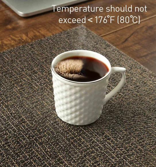Avono Maze Mat Heat Resistant Table Mat Black and Copper