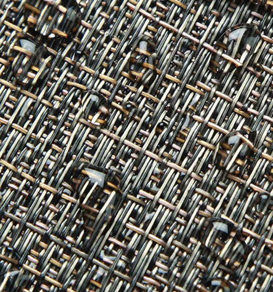 Avono Maze Mat Heat Resistant Table Mat Black and Copper